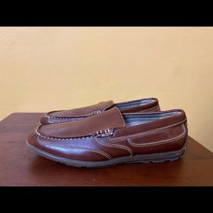 Dress Shoes (Brown) Slip Ons, Size 8.5